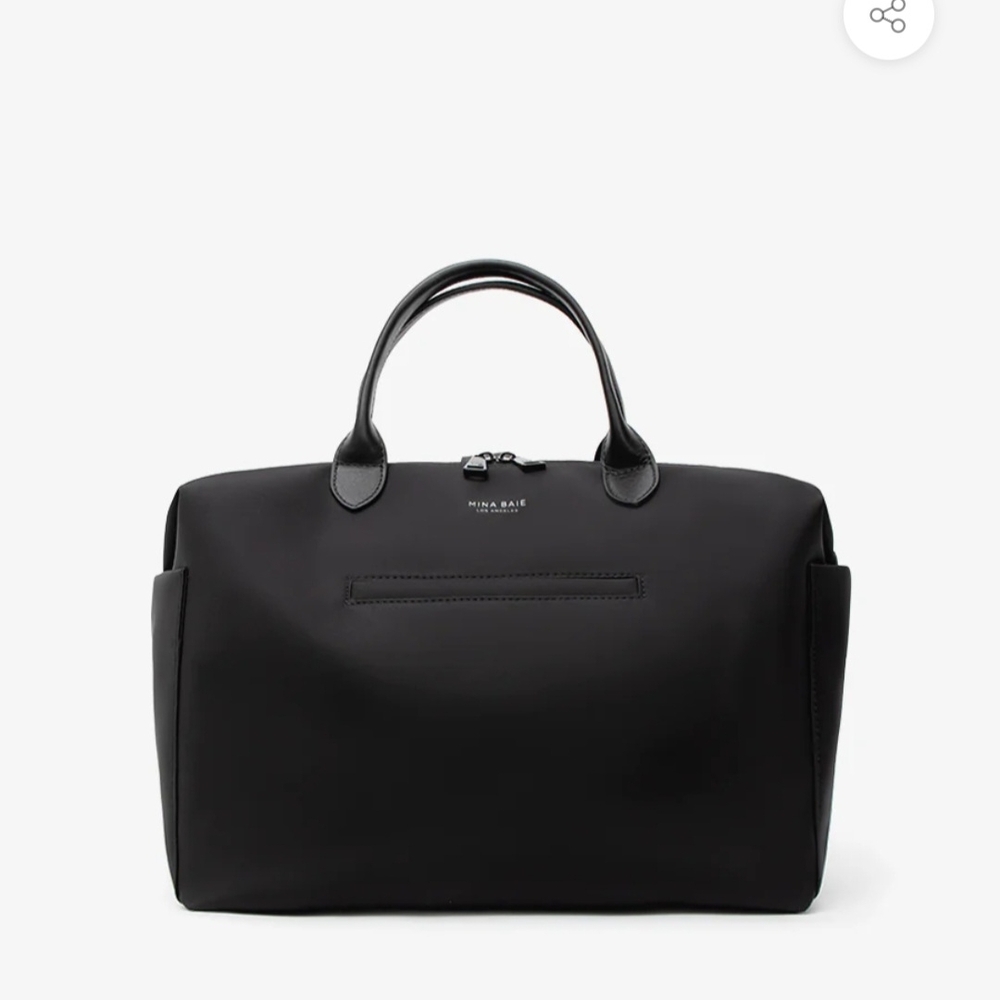 Emmy Mini Nylon Elegant Black Baby Bag